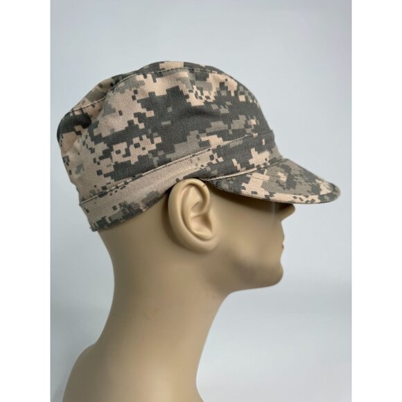 Vintage Military Digital Camo Combat Cap X-Small 6 3/4 Cotton & Polyester Unisex - Picture 11 of 16
